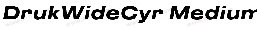 DrukWideCyr Medium字体转换 DrukWideCyr Medium字体转换